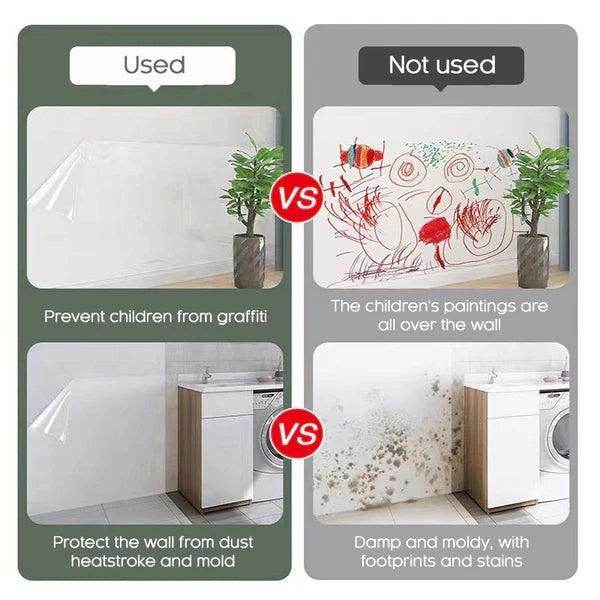 Self- Adhesive Transparent Electrostatic Wall Protection Film Buy 1 Get 1 Free 4504521358