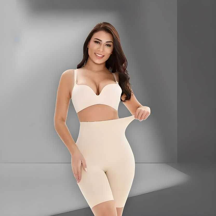 4-in-1 Shaper - Quick Slim Shape Wear Tummy, Back, Thighs, Hips - Black/Efffective Seamless Tummy Tucker (Multicolor, XXL) 4620046118