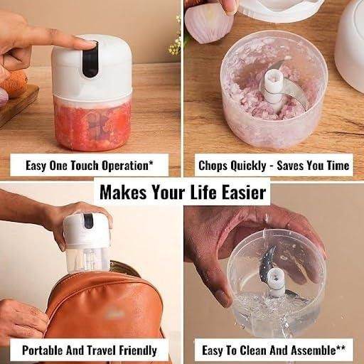 Mini Electric Vegetable /Garlic Chopper Portable Food Processor 4659612595