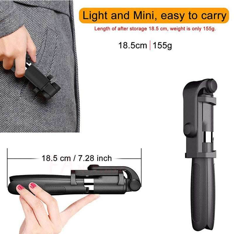 Compatible with Apple, Tripod Selfie Stick Mobile Universal Live Triangle Bracket One Bluetooth Selfie Artifact 482332110000-_5 Print Material
