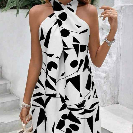 Women's Sleeveless Floral Print Elegant Camisole Skirt 48c71a92-3e44-4445-8fc5-5aa146ec4d42 Print Material