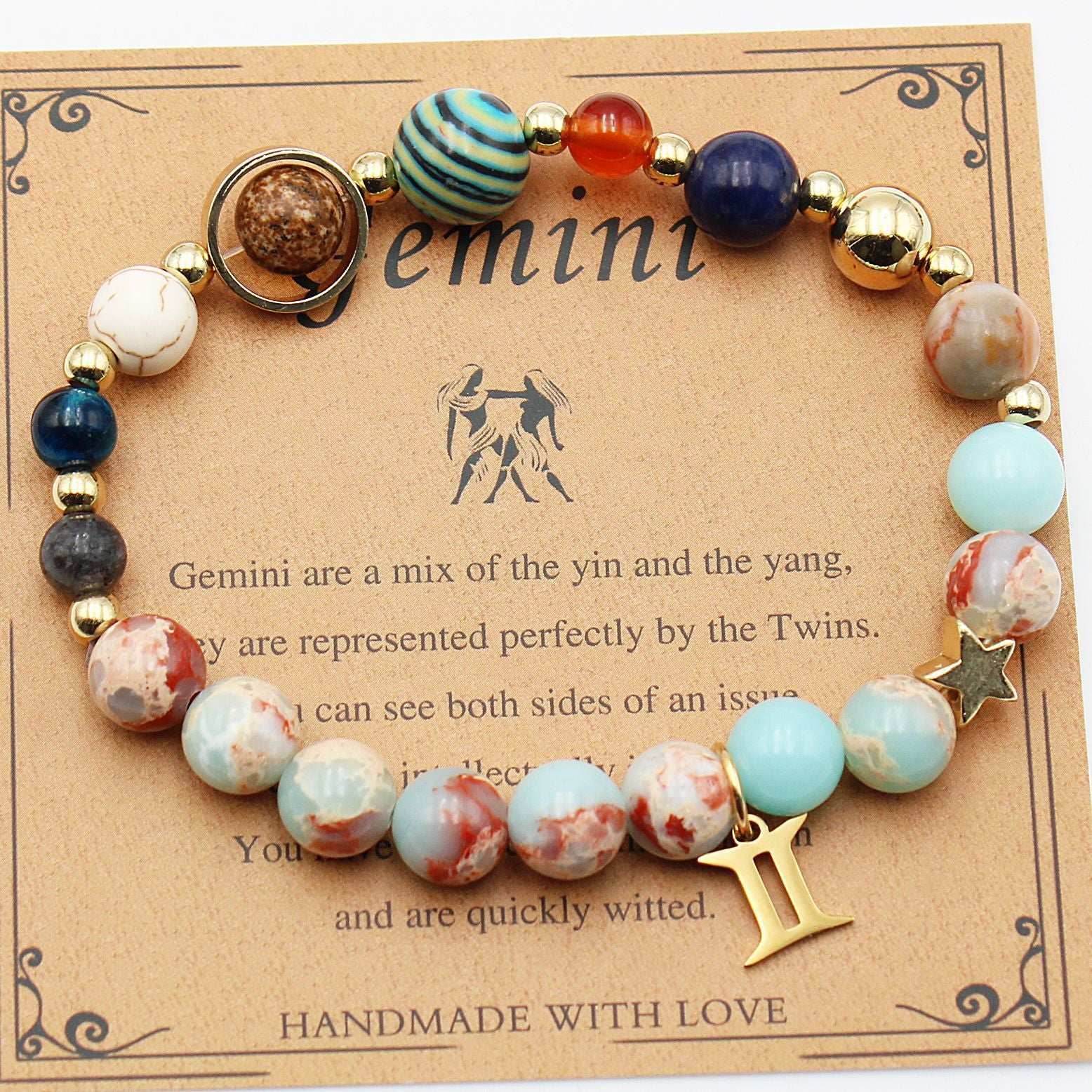 Gemini Shoushan Stone Twelve Constellations Bracelets Natural Stone Beaded Eight Planets 4a29e50c-d32b-4987-a242-1346e2193c47-_16 Print Material