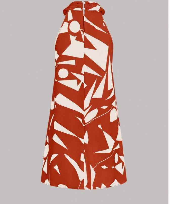 Women's Sleeveless Floral Print Elegant Camisole Skirt 522e6a23-ee35-4b3b-82cc-fb63ab3c98c4 Print Material