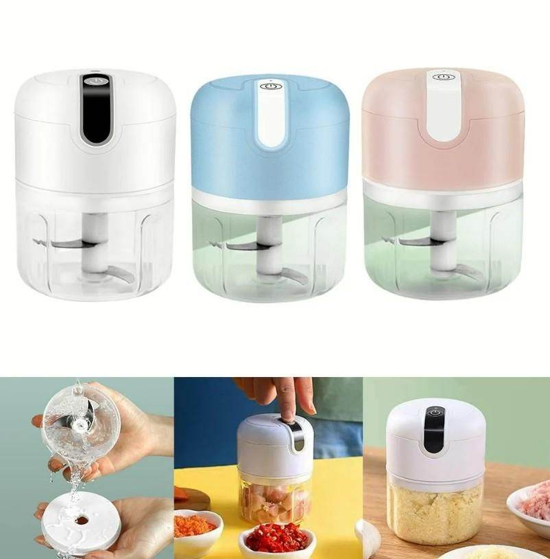 Mini Electric Vegetable /Garlic Chopper Portable Food Processor 5873650748