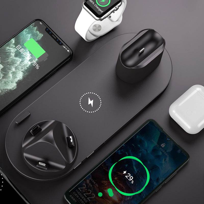 Six-in-one wireless charger for mobile phones 59645537450558 Print Material