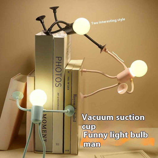 Changeable Shape Funny Sportsman Night Light Versatile Lamp Creative Funny Quirky Button Battery Desk Lamp Ornament Vacuum Suction 59b55408-e90d-4038-8ef9-8d9b628a11dc_trans Print Material