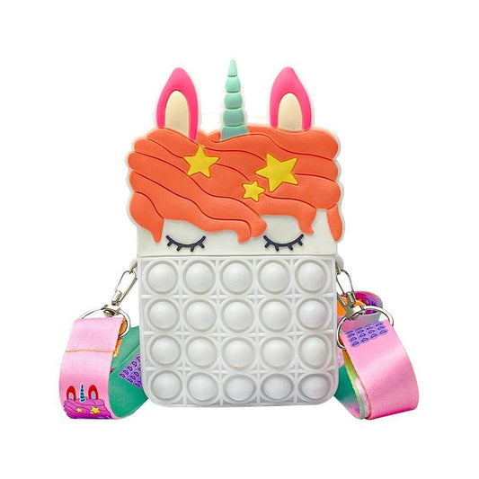 Pop It Unicorn Sling Bag for Girls | Cute Fun Small Size Kids Bag 🌈🦄 6069193986