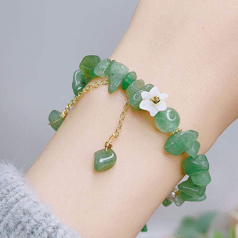 Crushed Stone Pearl Bracelet Shell - AVENTURINE 636a3a7b-bd46-4f7f-9ea8-555a2217a7b0 Print Material