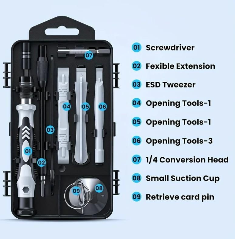 115-in-1 Precision Screwdriver Set for Electronics & Home Repair 6406375081