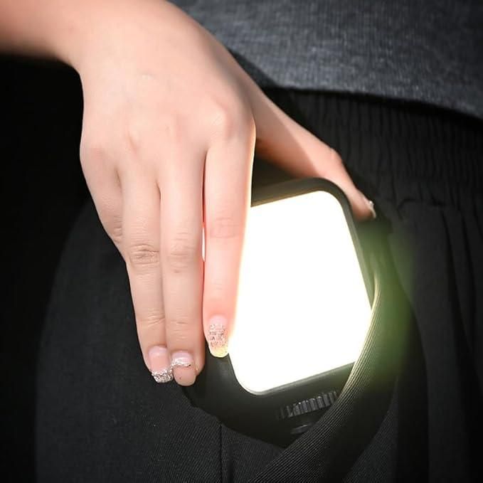 Premium LED Video Light with Phone Holder Clip – Illuminate Your Content Creation 6437147470