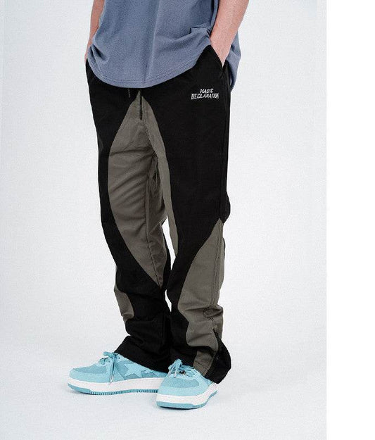 American High Street Alphabet Embroidered Panel Contrast Track Pants 65b5d982-080c-449d-a394-ab47280c2b7c Print Material