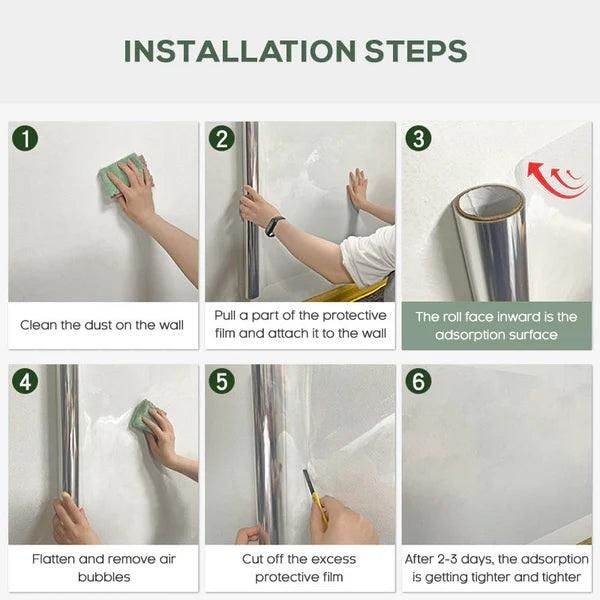 Self- Adhesive Transparent Electrostatic Wall Protection Film Buy 1 Get 1 Free 6663044600