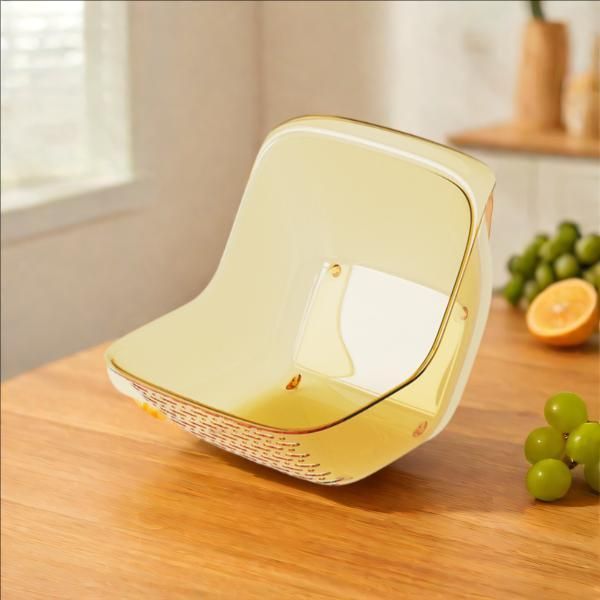 Kitchen Strainer Drain Basket – 20.7 cm x 15 cm x 13 cm – Versatile Plastic Colander for Fruits, Vegetables & More 6672814259