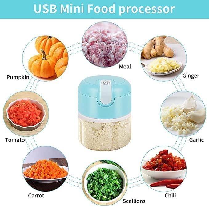 Mini Electric Vegetable /Garlic Chopper Portable Food Processor 6805037372