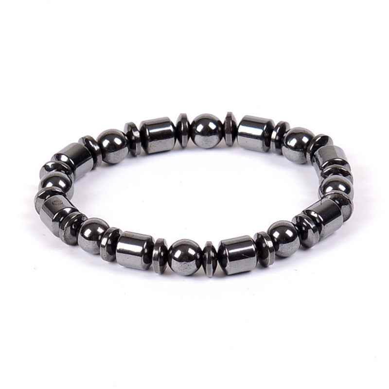 black Weight Loss Black Stone Magnetic Therapy Braclet 704294623587 Print Material