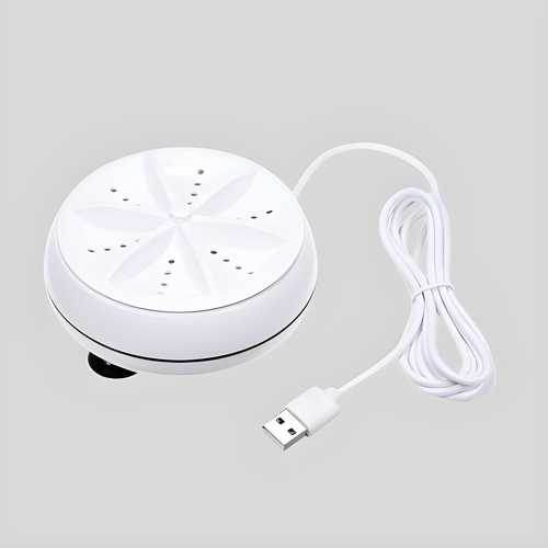 2In1 Mini Washing Machine Portable Rotating Ultrasonic Turbine Washer 7249416245