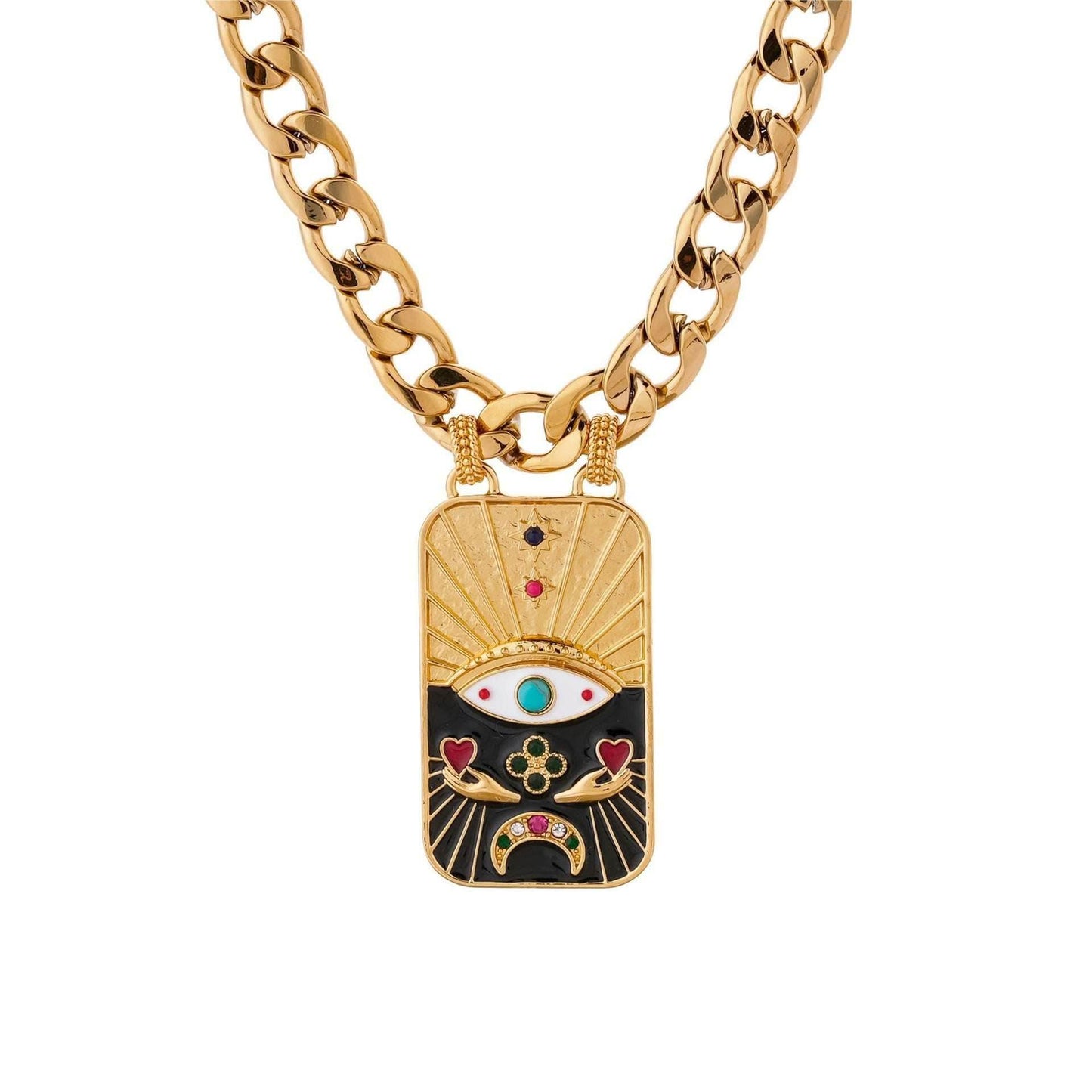 Color Chain Bracelet &amp; Sweater Chain Suit – Real Gold Plated with Anti-Tarnish 7305400e-8145-4262-b790-aa689e4af21f-_4