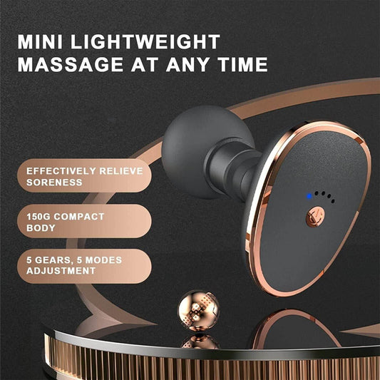 Mini Portable Body Massager – 5-Mode High Frequency Vibration Muscle Stimulator 7347870228