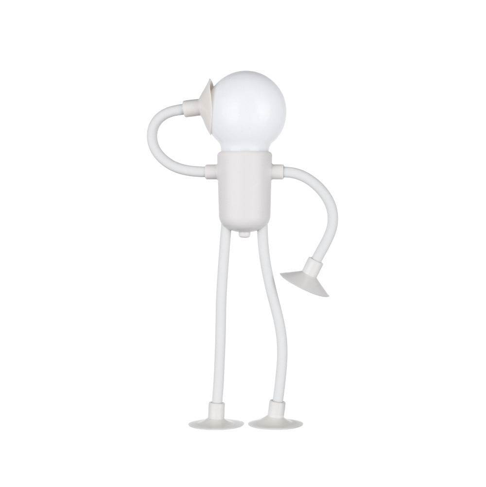 0.58W Beige Changeable Shape Funny Sportsman Night Light Versatile Lamp Creative Funny Quirky Button Battery Desk Lamp Ornament Vacuum Suction 74429609-9d0b-4103-baf6-5de474b5d658 Print Material
