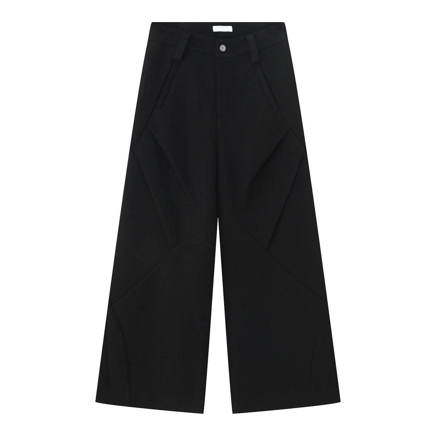 Black Pants American Retro High Street Double-headed Zipper Casual Pants 75a52e69-7256-473a-8b08-5c8f2aedea36 Print Material
