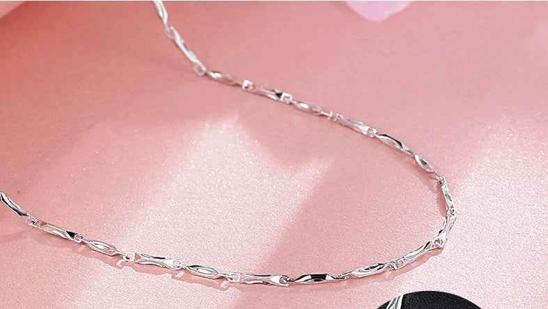 1style Elegant S925 Sterling Silver Necklace – Timeless &amp; Durable 769462114367 Print Material