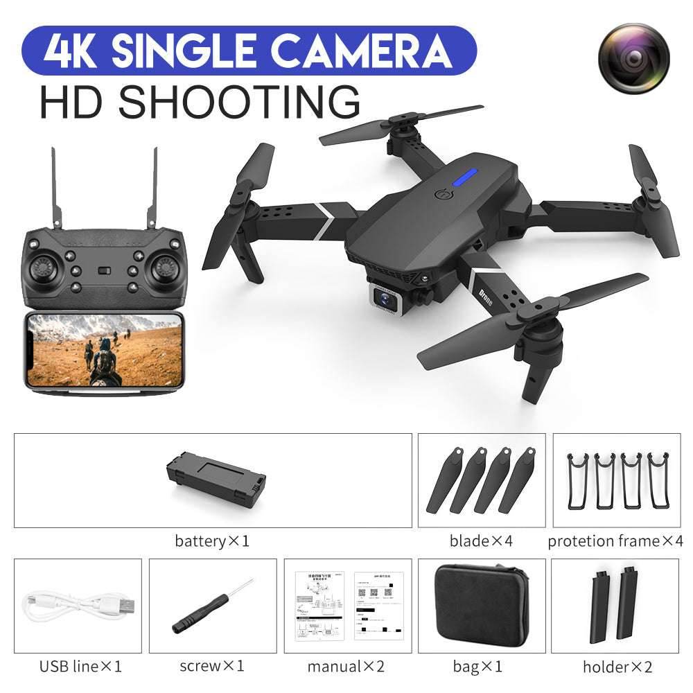 Black RC Quadcopter Drone – 1080P/4K Camera & Advanced Features 🚀 78ffa50c-67d6-4412-99d4-ebc3261b04ec-_4 Print Material