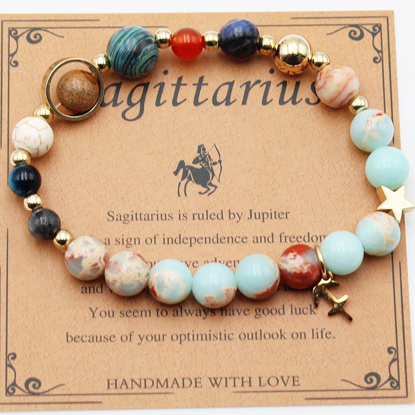 Sagittarius Shoushan Stone Twelve Constellations Bracelets Natural Stone Beaded Eight Planets 8196d3bc-d069-4638-86e8-0bec615d63b6 Print Material
