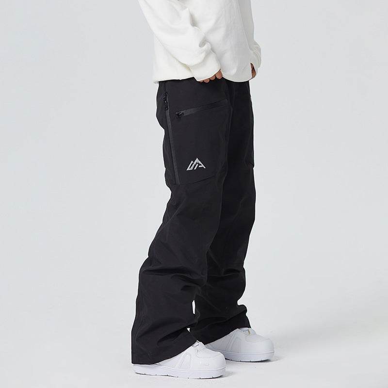 Black Thermal And Windproof Waterproof Pants Loose Professional Outdoor Snow Winter 8219ca03-f935-4946-9a6f-96d9bc8b2877 Print Material