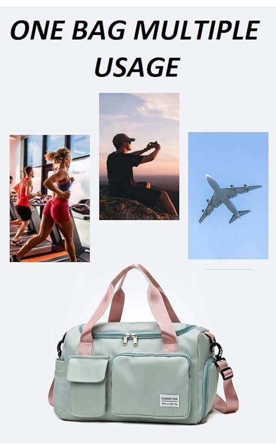 Duffle Bag with Shoe Compartment – Convenient and Versatile Travel &amp; Gym Bag 8230770349