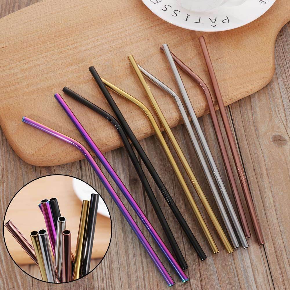 Colourful Reusable Stainless Steel Straws 8234877610188-_1 Print Material