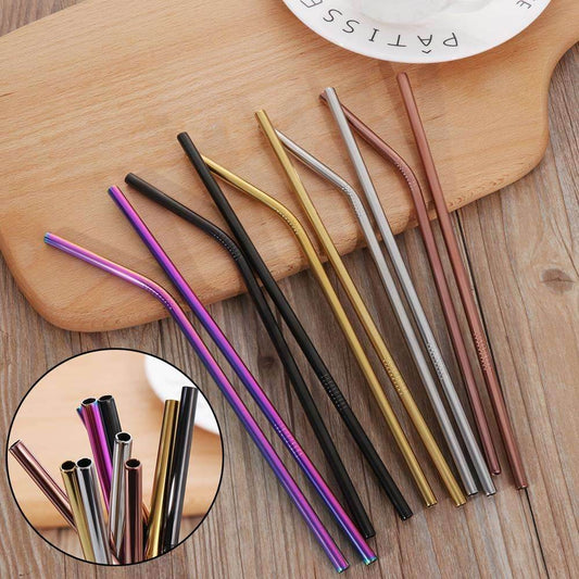 Colourful Reusable Stainless Steel Straws 8234877610188-_1 Print Material
