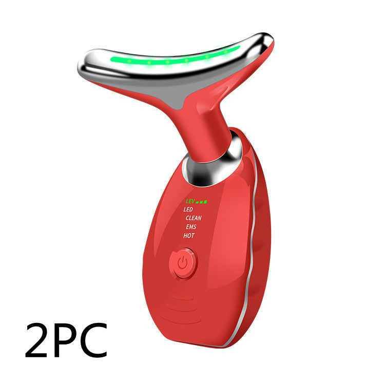 Neck Face Beauty Device Colorful LED Photon Therapy Skin Tighten Reduce Double Chin Anti Wrinkle Remove Lifting Massager 825d9a3e-3d19-40e4-9347-a68c802f3f5a Print Material