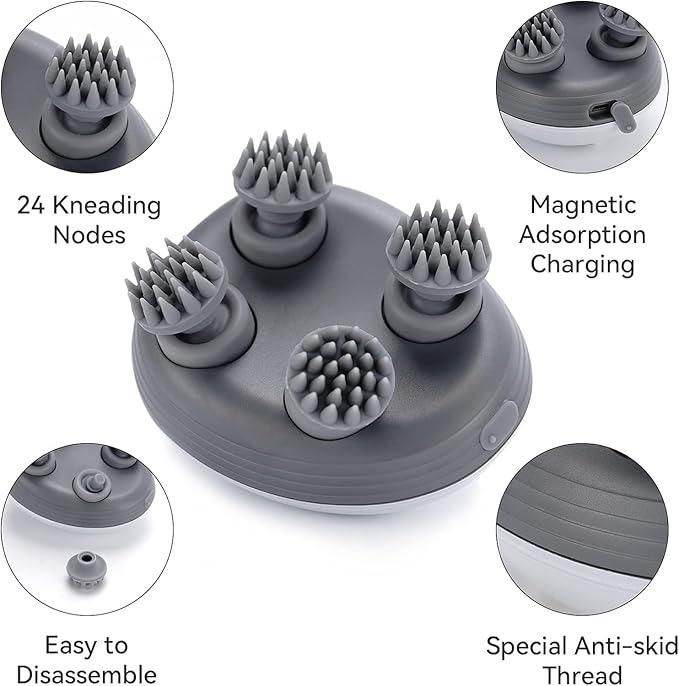 Electric Head Massager for Hair Growth | Vibration Therapy for Relaxation & Stress Relief 🌿💆‍♀️ 8281290375