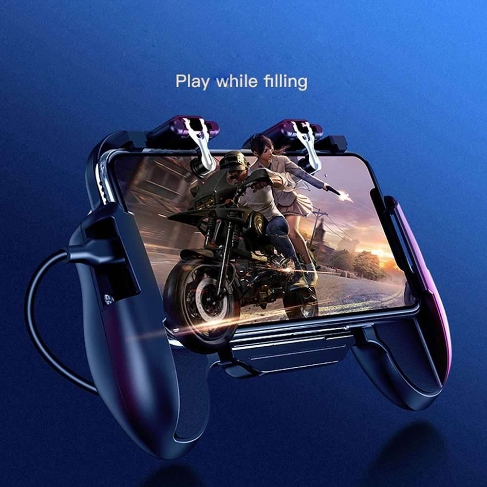 Wireless Gamepad Telescopic Controller Gaming Trigger with Fan 8463181983585-_1 Print Material