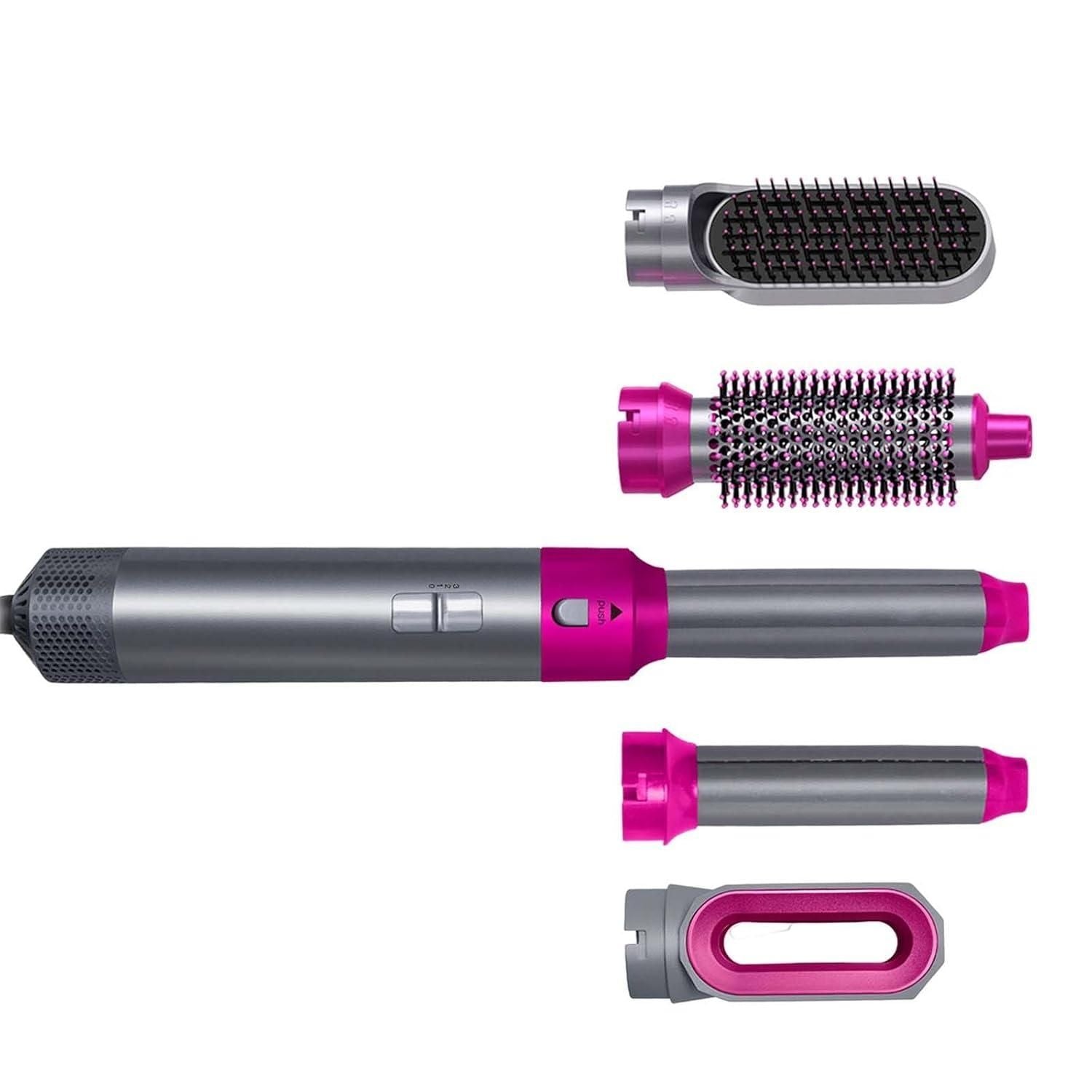 Muti-Functional 5 IN 1 Hair Styling Tool Detachable Hot Air Brush Hair Dryer with Comb 8540982916