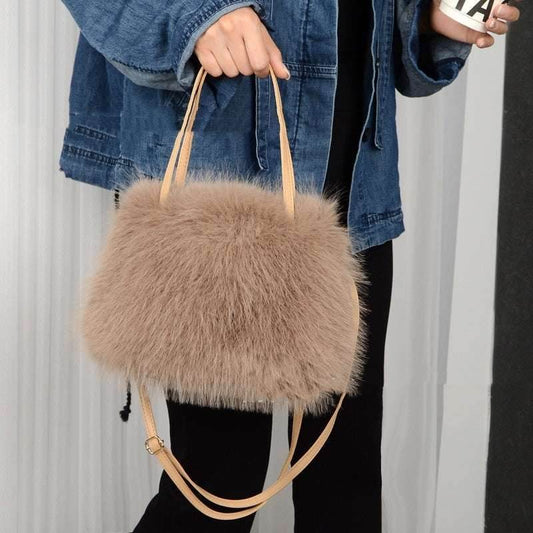 Portable Plush Bag Fashion Shoulder Messenger Bag Female Bags 88d96d40-858e-4c7e-9ab5-1f8579619615-_1 Print Material