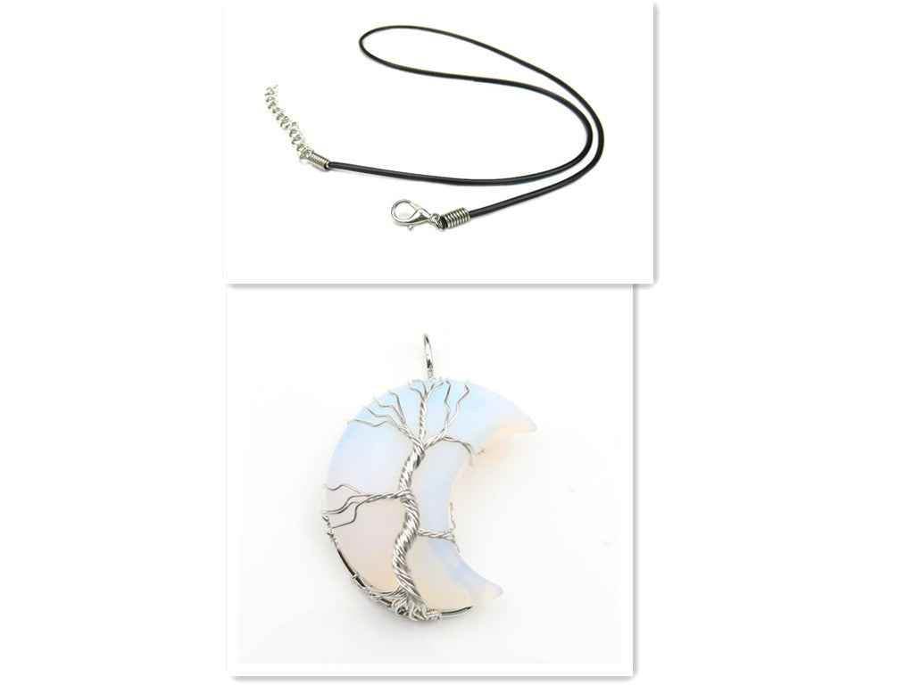Opal Handmade Moon Crystal Tree of Life Pendant Necklace – Elegant &amp; Meaningful Jewelry 8a2ba6cf-3226-4e51-b70c-a73c32ea2913 Print Material