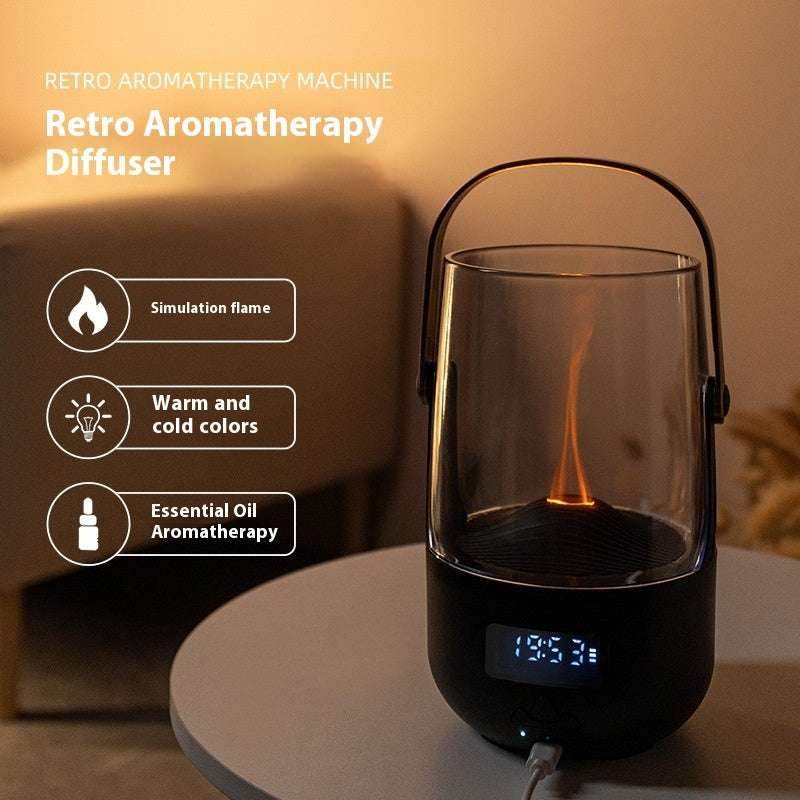 Creative Flame Aroma Diffuser Home Office Humidifier 8cf1b70c-f146-480c-928f-0d8cb3804071-trans-_4 Print Material