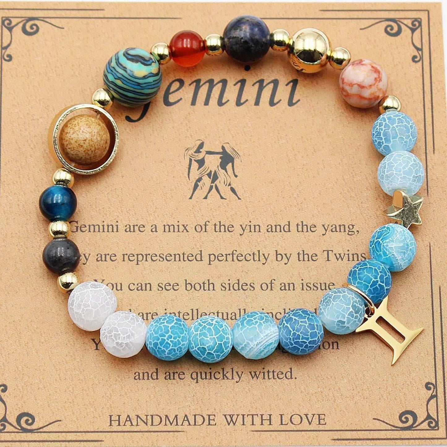 Gemini Agate Flowers Twelve Constellations Bracelets Natural Stone Beaded Eight Planets 8e7ed0d7-2457-4ac3-8e02-813211e73381-_15 Print Material