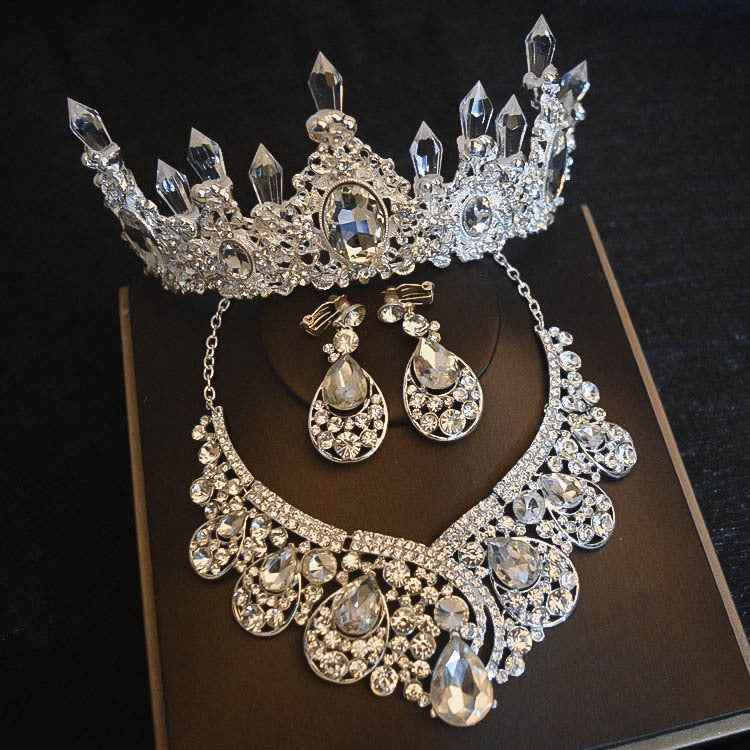 Crown Necklace and Earrings Set 8efa4b9f-15e9-45d0-8f98-f44c73dcaf0a Print Material