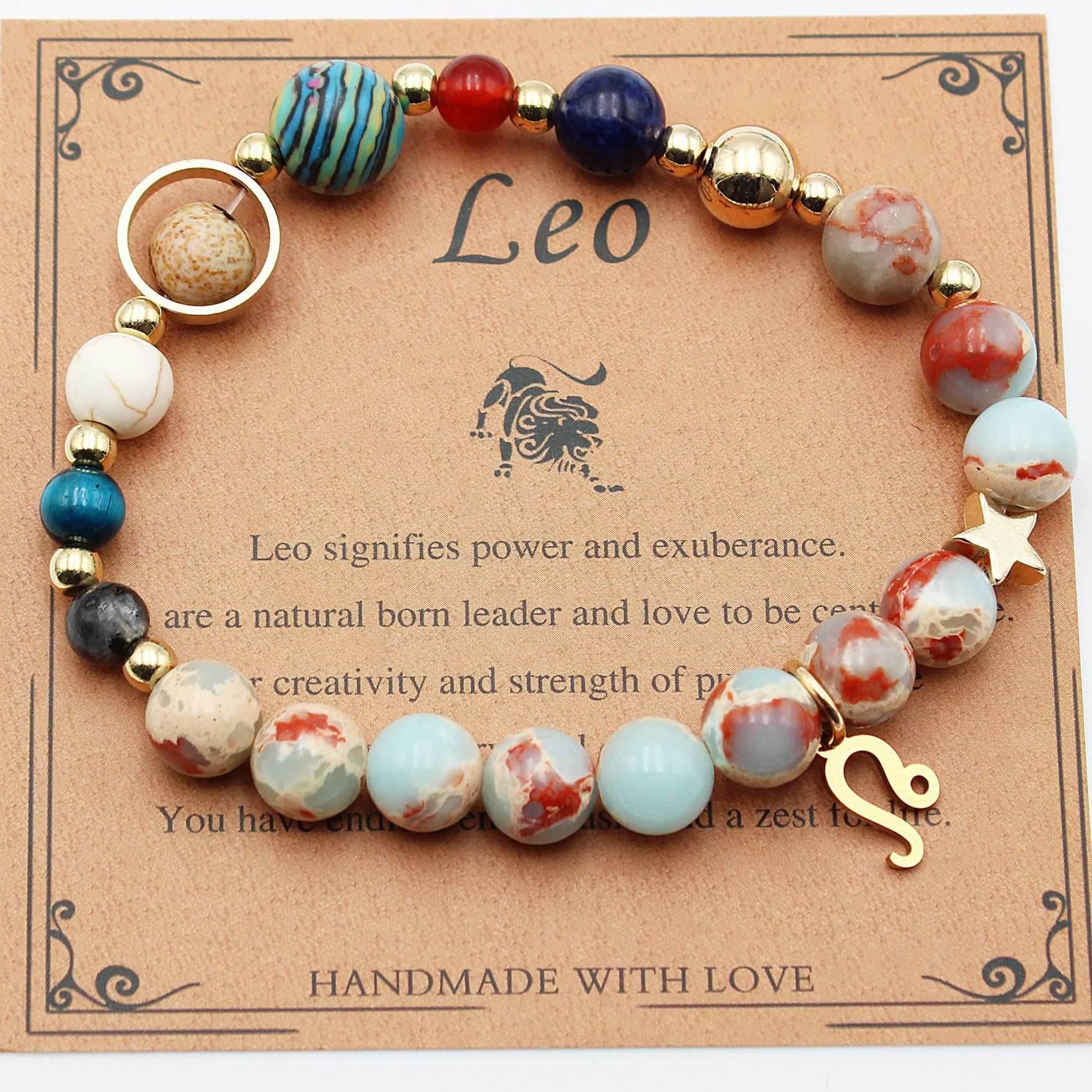 Leo Shoushan Stone Twelve Constellations Bracelets Natural Stone Beaded Eight Planets 92c9852f-ae8c-43ac-b22c-d73752c1b9b0-_19 Print Material