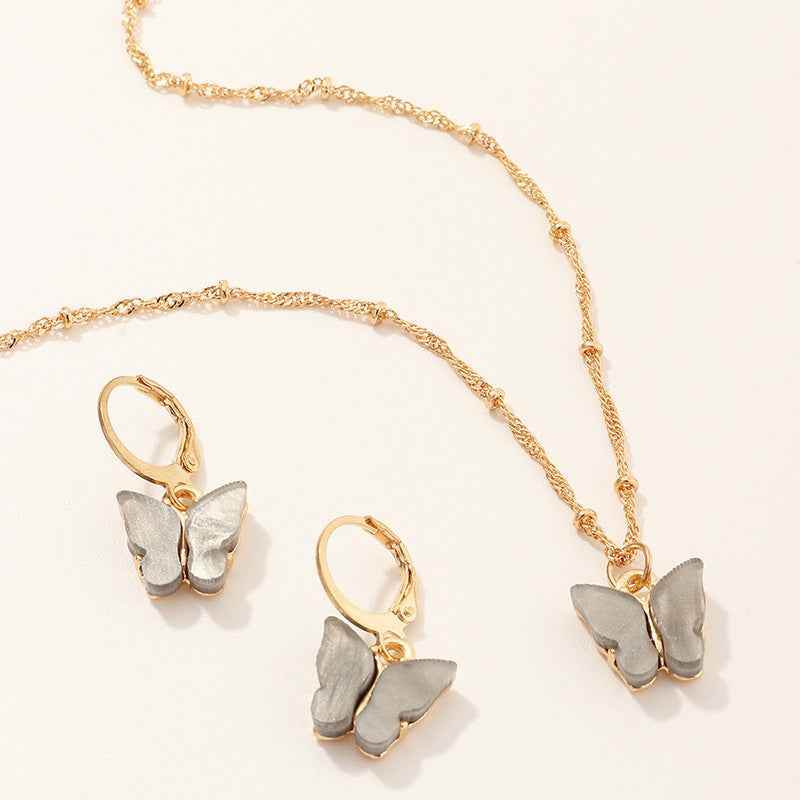 SZ0417huise Butterfly Necklace and Earring Set 95b87ac6-4f0b-43f1-87b1-1e21e80df5ba Print Material