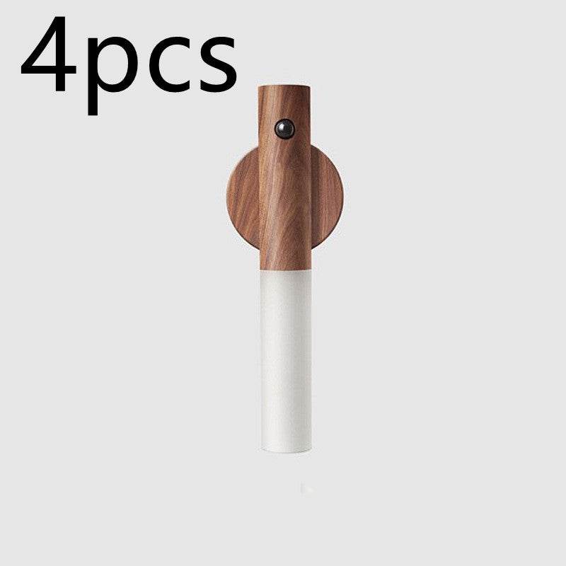 Auto LED USB Magnetic Wood Wireless Night Light Corridors Porch Lights PIR Motion Sensor Wall Light Cabinet Lamp 982dcfcc-4bc0-49da-96a0-4c0ac510acb7 Print Material