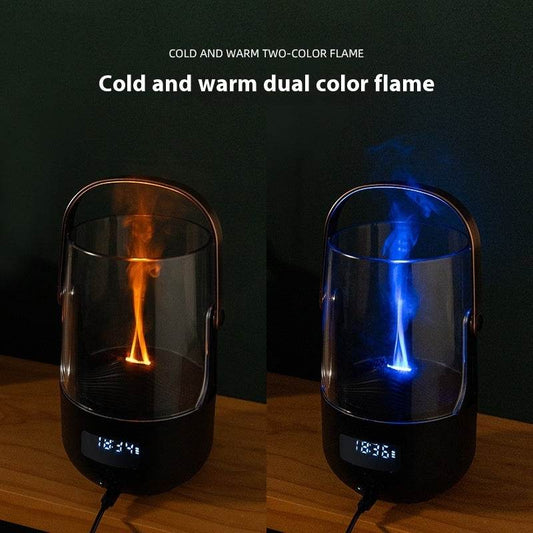 Creative Flame Aroma Diffuser Home Office Humidifier 9c23d616-c50f-4c0d-a36f-741d82127f85_trans Print Material