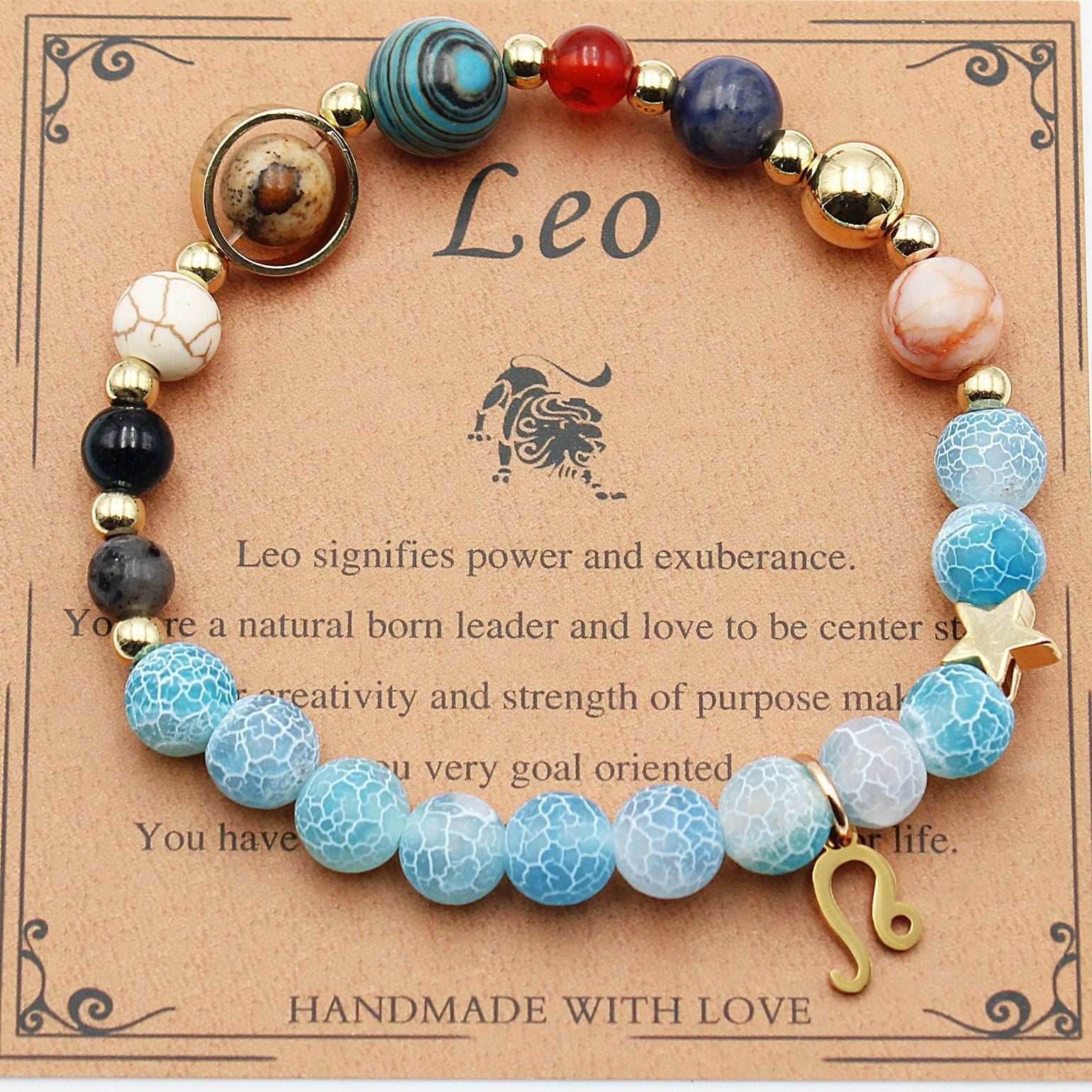 Leo Agate Flowers Twelve Constellations Bracelets Natural Stone Beaded Eight Planets 9f30e2b6-7f10-4025-bfaf-68c0d3ba924e-_18 Print Material