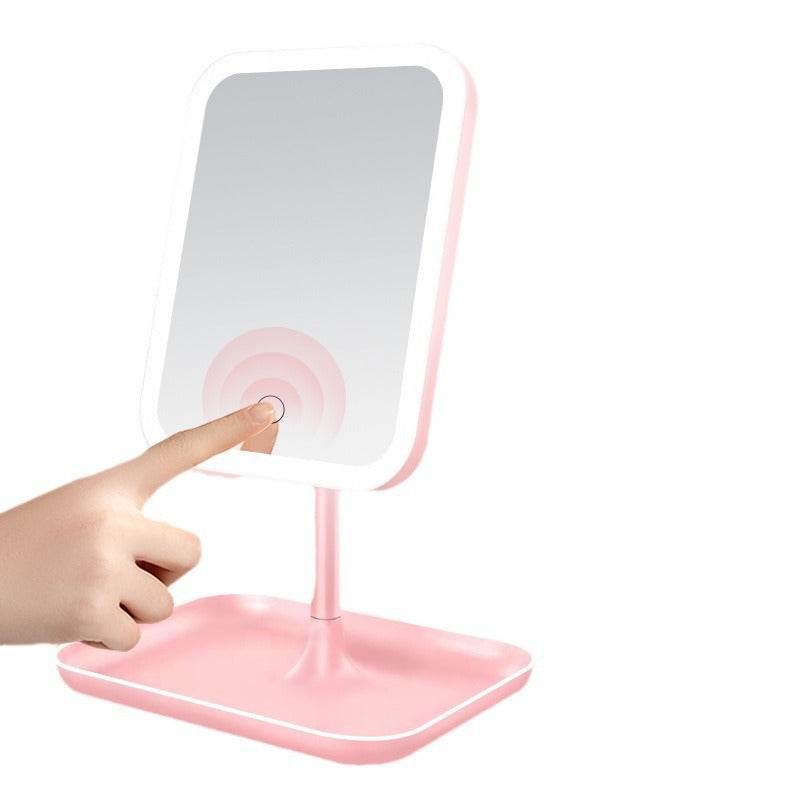 Pink Led Make-up Mirror Portable Smart With Light O1CN01CwruwS1EWTDFhJ1F5__2219115250359-0-cib