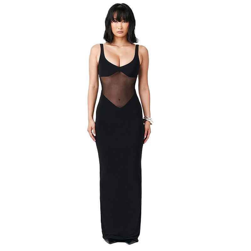 Sexy Low-cut Slim-fit Flattering Sling Dress O1CN01IWM8aZ1amQUkylFVh__3220503372-0-cib Print Material