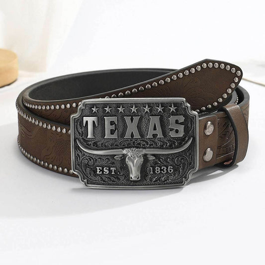 American Retro Embossing Cow Head Buckle Simple All-match Western Denim Belt O1CN01UftTIY1xQCRoUiXJg-2213330036437-0-cib-_1