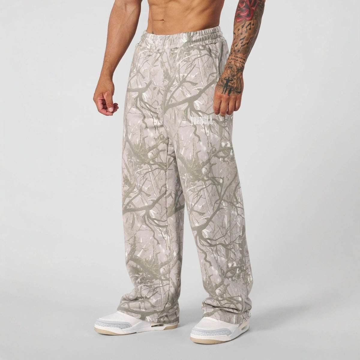 Brown Casual Digital Camouflage Straight-Leg Trousers O1CN01aZDvIJ1TTvDVdjR98-2215613182384-0-cib-_4