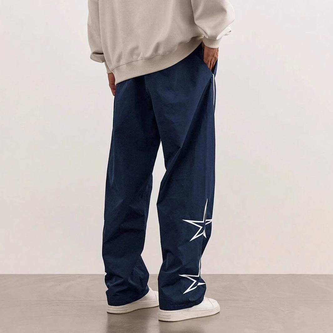 Embroidered Leisure High Street Retro Trousers Male O1CN01cvm0X81W58drWu9my__2691452736-0-cib Print Material
